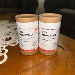 SOLD NEW Sealed Franklin and Whitman Dry Shampoo Lot of 2 - Dark Hair formula